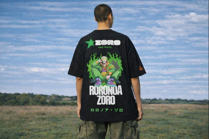 🖤 OVERSIZED GRAPHIC T-SHIRT – ZORO STREET EDITION