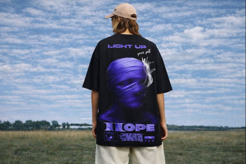 🖤 OVERSIZED GRAPHIC T-SHIRT – HOPE EDITION