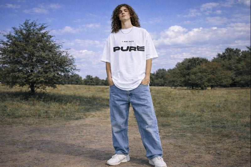 ❤️ OVERSIZED GRAPHIC T-SHIRT – MINIMAL STATEMENT EDITION